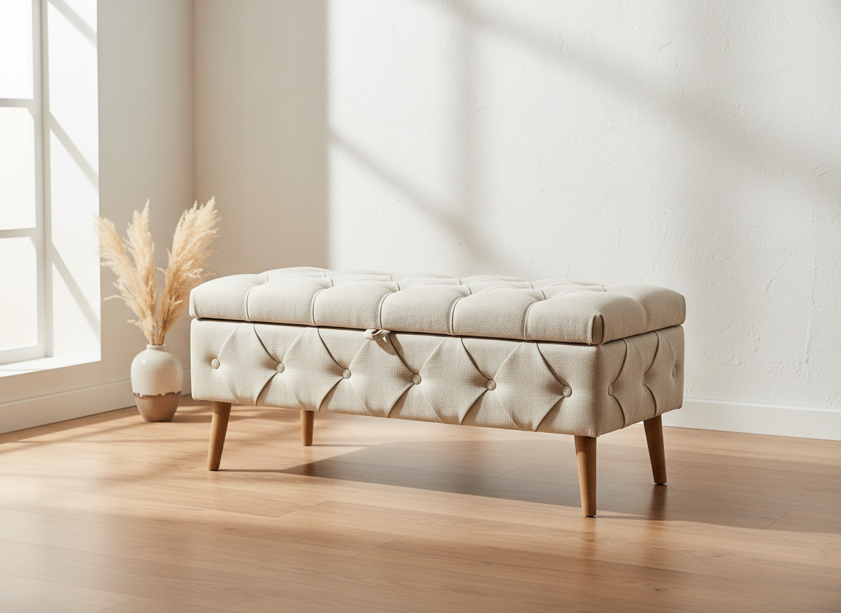 Ottoman Storage box with Legs - - from £175
