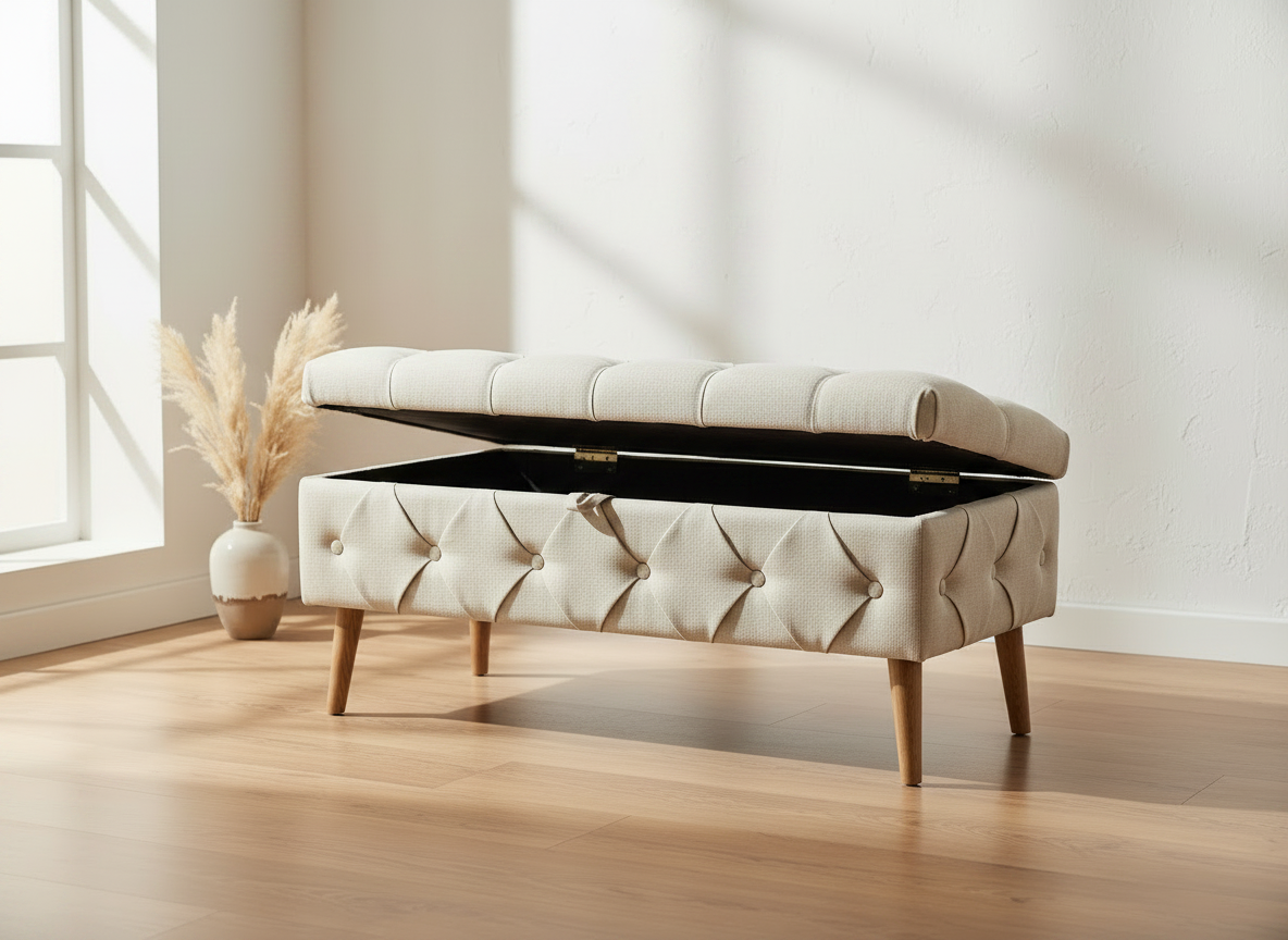 Ottoman Storage box with Legs - - from £175 - Image 2