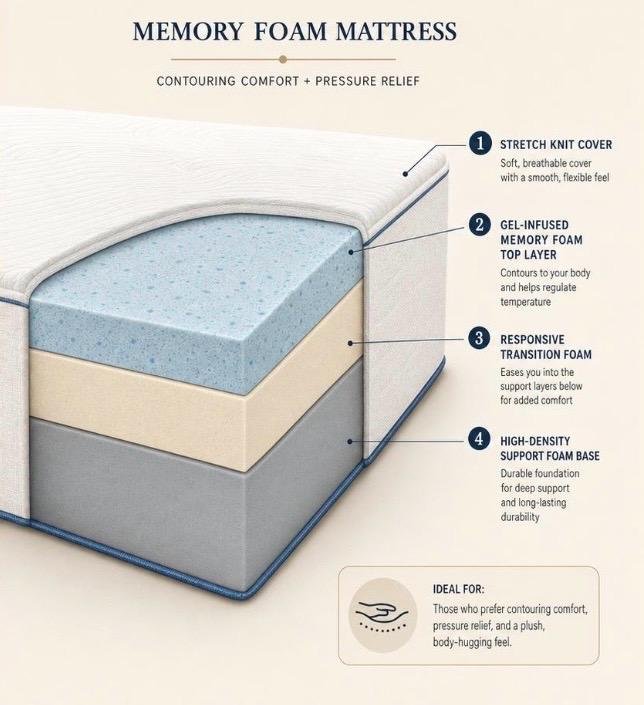 Memory Foam Luxury Mattress - Image 2